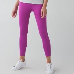 Lululemon Zone In Crop Ultra Violet